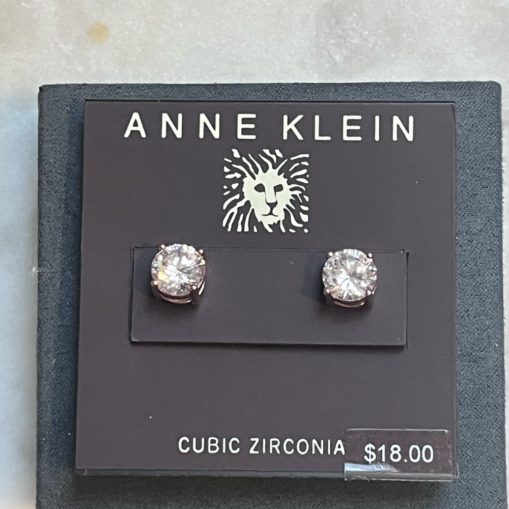 Anne Klein Cubic Zirconia Stud Earrings